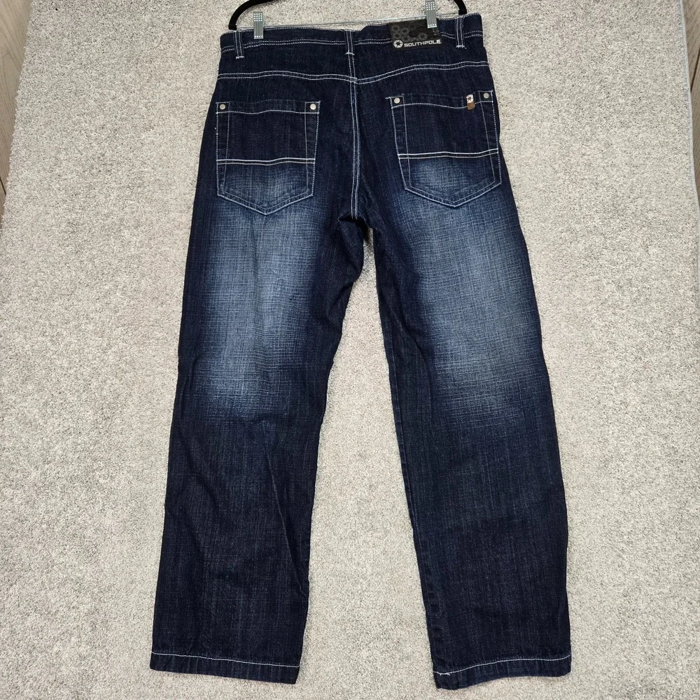 Southpole Jeans mens 36x31 brown tab loose baggy relaxed Y2K hip hop‎ streetwear